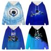 Astro Bot Hoodies Baby Unisex Cartoon Print Long Sleeve Tops Astronaut Toddler Boys Girls Casual Sweatshirts Outfits