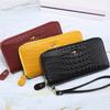 KANGAROO KINGDOM Fashion Women Wallet Genuine Leather Long Zipper Clutch Purse Card Holder Phone Wallet Brand