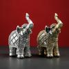 Lucky Feng Shui Sculpture Luxury Elephant Ornament Chinese Wealth Figurine  Home Decoration