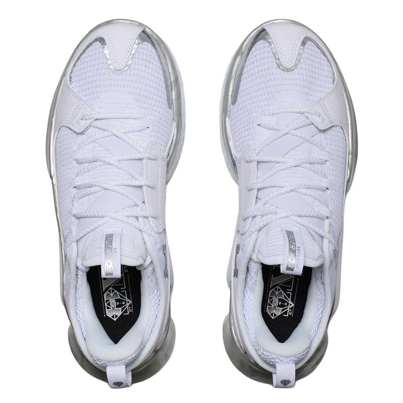 Under Armour Flow FUTR X 3 VVS White Distant Grey Silver Unisex Sneakers Metallic-Silver 3028020-100