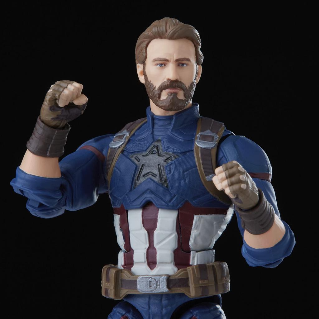 Marvel Hasbro Avengers Infinity Hasbro Legends Series 15cm Captain America Action Figure Premium Design with 5 Accessories Multicolor F01855L0