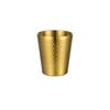 Hammered Texture Double-Wall Beer Cups Stainless Steel Milk Mugs Cold Water Drinks Cup  Drinkware