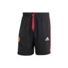 Manchester United DNA Shorts Three Stripe Color Block Casual Shorts Men Shorts Black IA8518