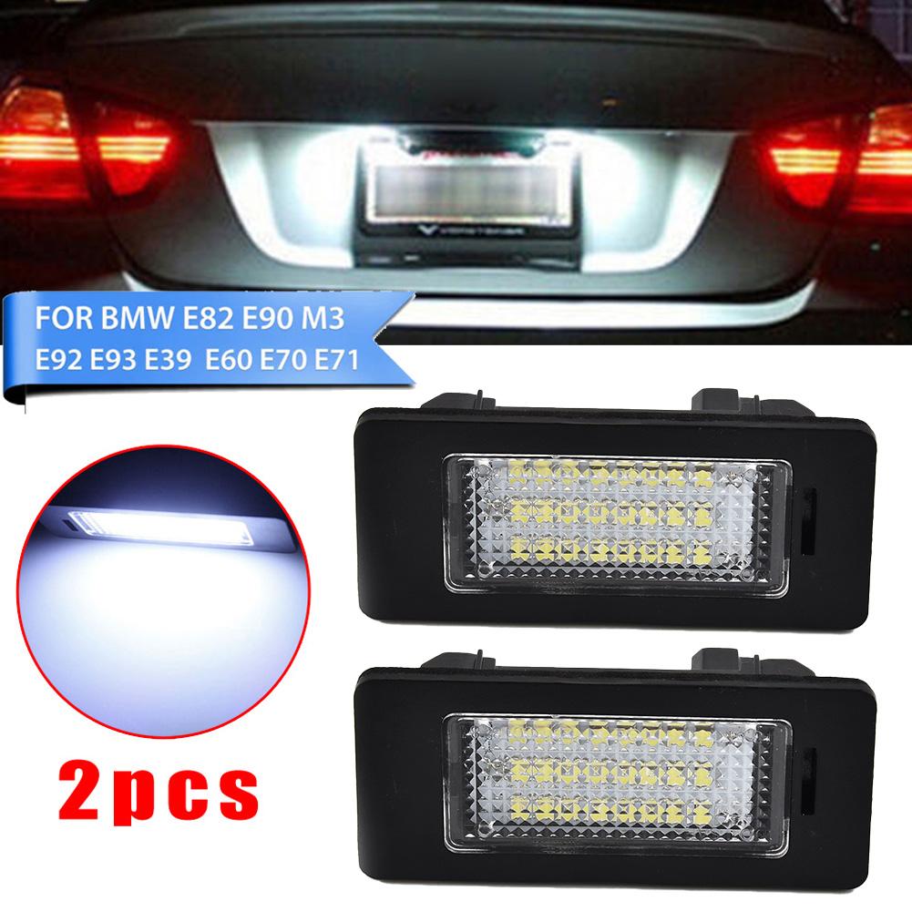 2pcs License Plate Number Lights 24LED No Errors E70 E39 F30 E60 E61 E93