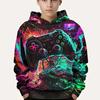 Fashion Colorful Gamepad 3d Print Cute&cozy Hoodie For Kids Boys Keep Him Warm And Stylish Child Hooded Pullover Tops Clothing