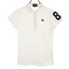 Made In Japan Golf Short Sleeve Polo Shirt White Fawn Women Used