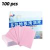 100pcs Sets Floor Cleaning Sheet Mopping Artifact Wooden Floor Tile Cleaner Decontamination Fragrance Cleaning Liquid Mopping Cleaning Sheet