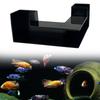 Aquarium Underground Tunnel Shrimp Hideout Black Easy Installation Sturdy Double Entry Cave Tank