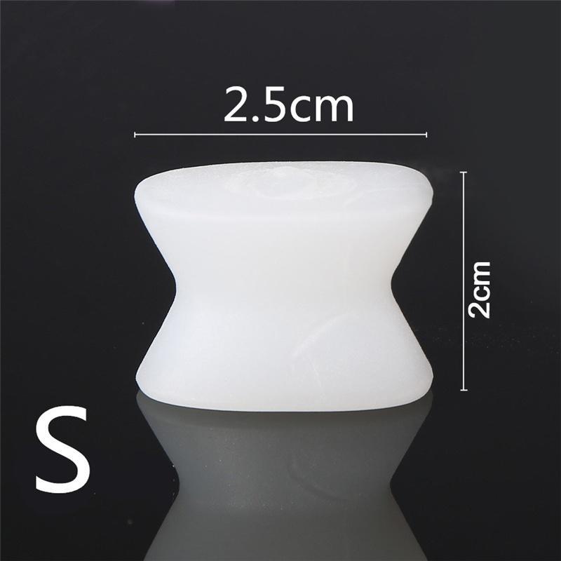 1 Pair Silicone Gel Toe Separator Spacer Straightener