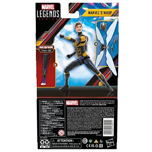 Hasbro Marvel Legends Series Wasp, Ant-Man and the Wasp: Quantumania 6-inch (15cm) Action Figure, Ages 4 and Up, F6574, Authentic