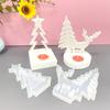 Sturdy Silicone Craft Holder Molds 2 Pieces Multipurpose Candlestick Accessory Reusable Home Decoration for Weddings