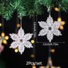 Christmas Xmas Tree Decoration Creative DIY Acrylic Hanging Ornaments Pendants Snowflake Snowman