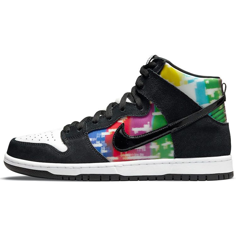 Nike Dunk High SB TV Signal Unisex Sneakers Multi-Color CZ2253-100