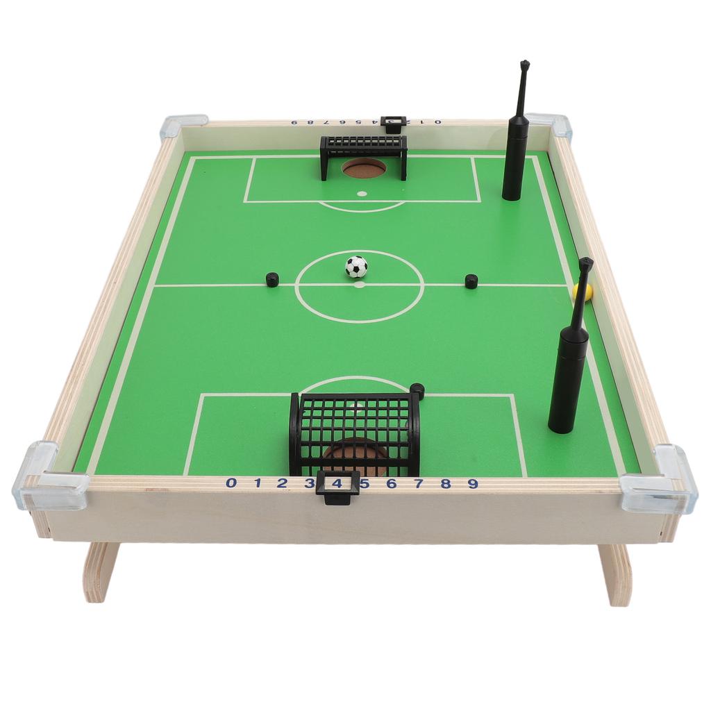 Tabletop Football Game Portable Birch Wood Interactive Magnet Soccer Game for Friends Family