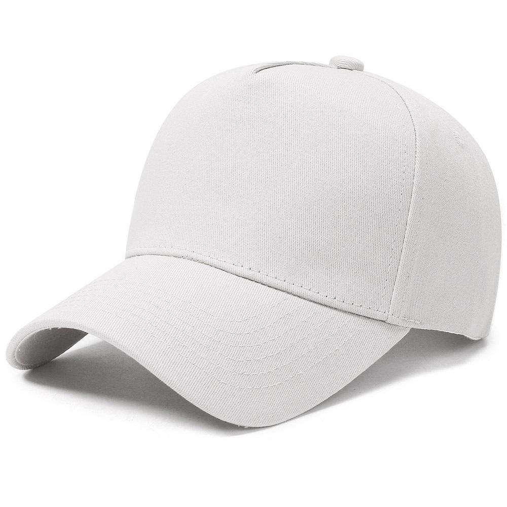 High Quality Solid Color Cotton Baseball Cap Five-panel Cap Embroidery Volunteer Group Gift