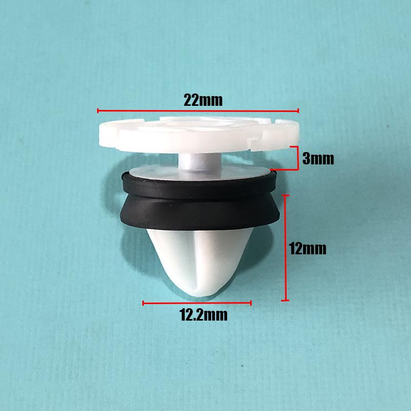 Car Fastener Clip for Door Trim Panel: Fits Renault, Peugeot, Citroen