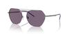 Emporio Armani Shiny Gunmetal Sunglasses Size 56 Women's EA2148,