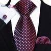 Three-piece Set Paisley Fashion Business Men Tie Includes Tie Cufflinks Handkerchief