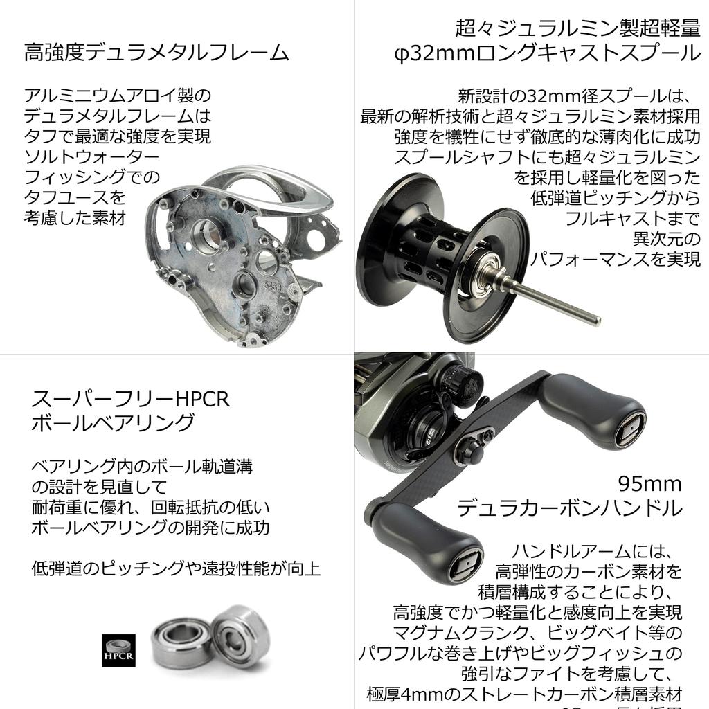 Bait Reel Zenon BEAST6-L (ZENON BEAST6-L) Left-handed Saltwater Compatible