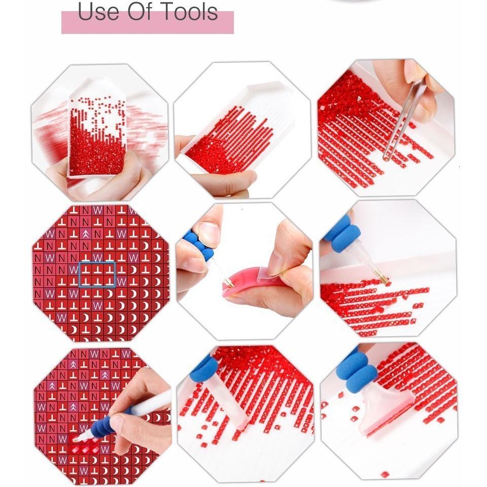 Diamond Embroidery Painting Christmas Snowman Art Rhinestone Mosaic Landscape Handicraft Needlework Wall Art