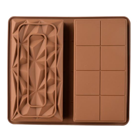 Silicone Chocolate Mold Deep Bar Thick Praline Sweets Cake Mold for Chocolates Resin