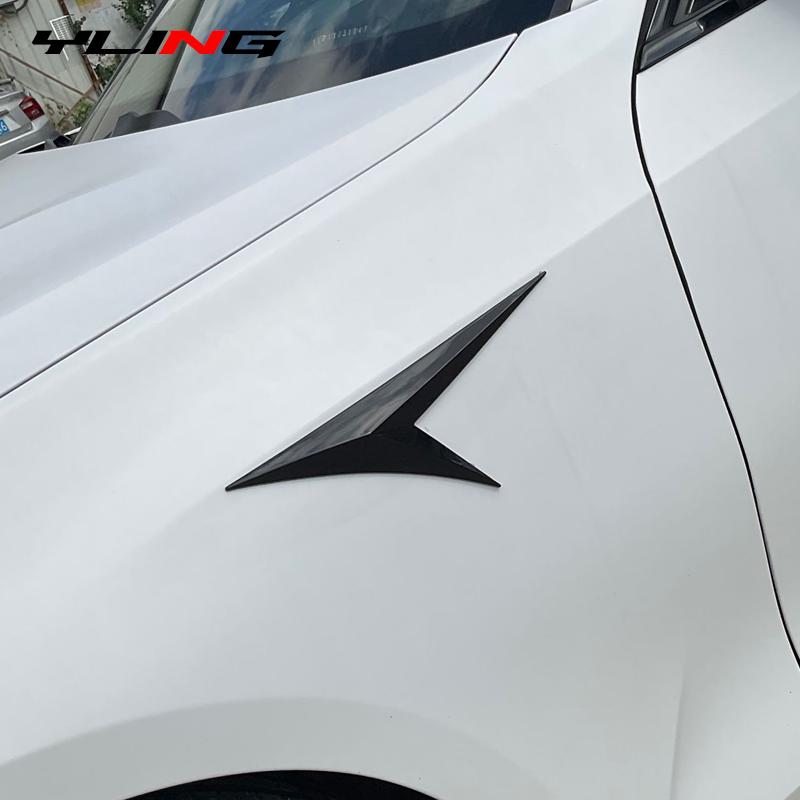 For VW Accessories Goft 4 5 6 7 Gti Car Side Body Fender Door Decor Cover Blade Flank Wing Emblem Badge Auto Tuning