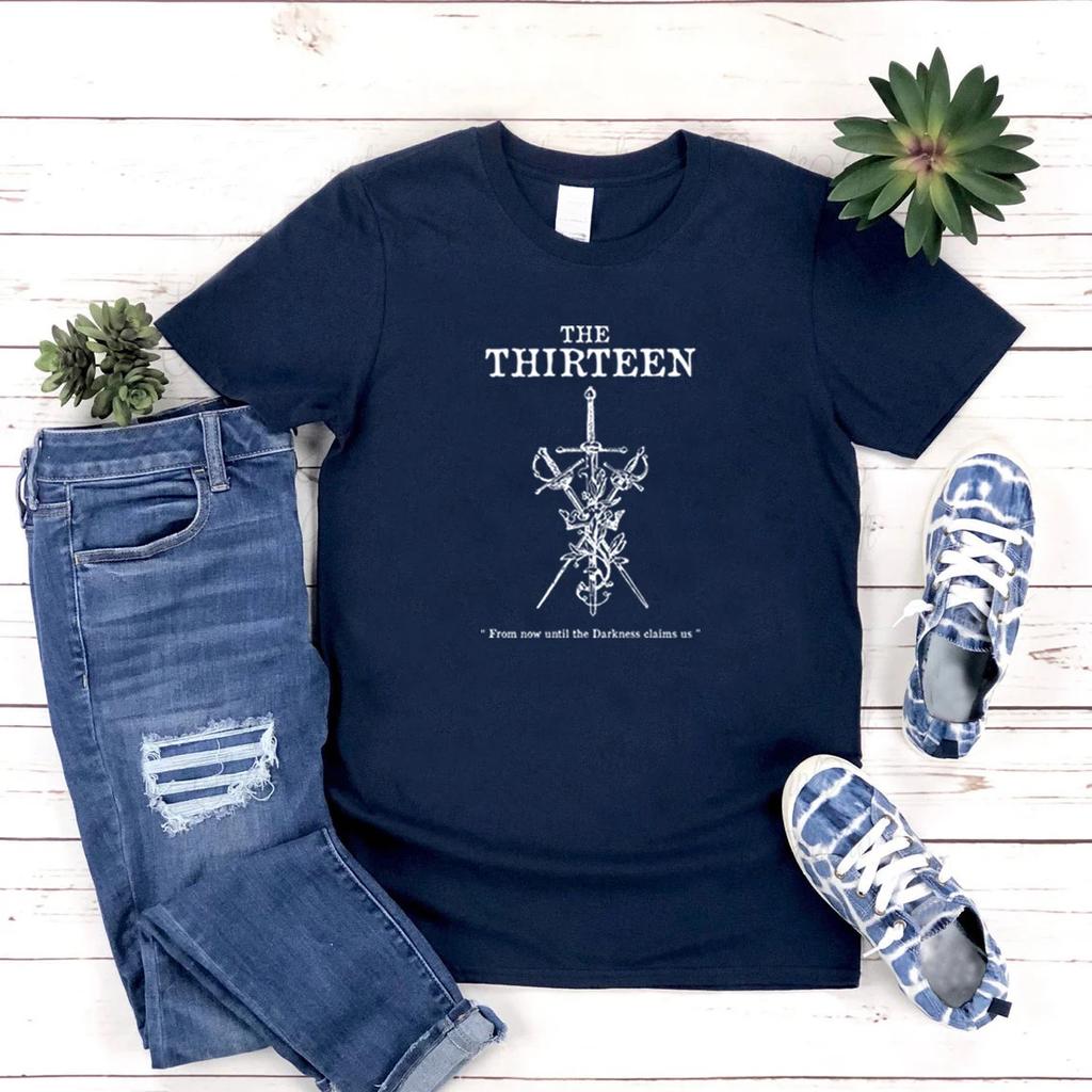 The Thirteen T Shirt Sarah J Maas Throne of Glass Shirt Bookish Merch Women Graphic T Shirts Short Sleeve Vintage Tshirt Tops