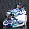 Boys' Shoes Mesh 2025 Autumn New Children's Basketball Shoes Sports Shoes Middle and Older Children's Rotating Buckle Classmates