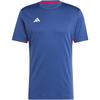 Adidas Tennis Freelift Solid Color Breathable Cool Dry Tennis Sports Short Sleeve Regular T-Shirt Men Tops Deep-Blue IY9454