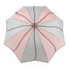 Large Flower Long Difficult To Get Piping Gray X Light [Chinoiserie Modern] Umbrella, Women's, Motif, Umbrella, Deep, Wet, (Light Pink)