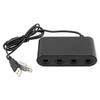4-port GameCube Controller Adapter - Nintendo - Wii U - Black Color - USB Power Supply