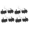 4 Pairs Resin Semi Metal Bicycle Disc Brake Pads Bike Brake Parts Brake Pad Set