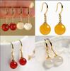 Fashion Earrings Women's Multicolor Agate Chinese Style Earrings Earrings Ball Pendant Design Simple Luxury Daily Ladies Wear It