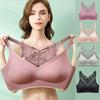 Seamless Butterfly Beautiful Women's Back Underwear Women's Close Fitting Vest Without Steel Ring Wrapped Top Underwear Plus Size Bra