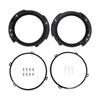 1 Pair Headlight Mounting Bracket Ring Set 7 Inch Replacement for Jeep Wrangler JK 2007-2017