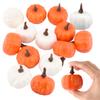 24pcs Mini Fall Wedding Artificial Pumpkin Foam Home Garden Table Centerpiece