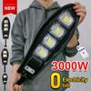 1PACK 3000W Outdoor Solar LED Lamp 4 Modes Waterproof Motion Sensor Solar Lamp, Solar Garden Lamp, Inductive Street Lamp Outdoor Lighting