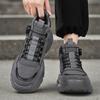 Men’s Black Deserts Shoes Casual Hiking Boots Grey Outdoor Sport Boots Plus Size High Top Sneakers