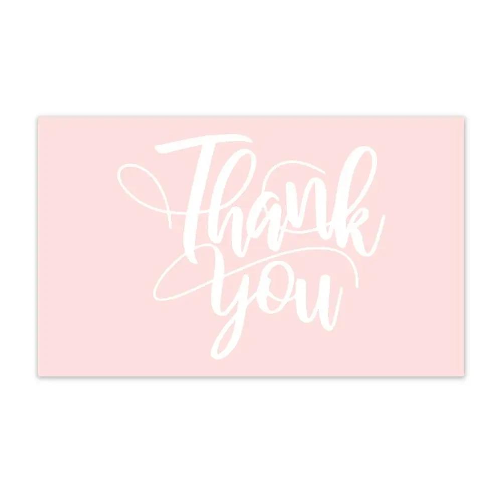 30Pcs Greeting Tags Thank You For Your Order Kraft Paper Card Shop Gift Crafts Decoration Card Wedding Small Business Invitation