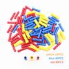 100Pcs BV1.25 BV2 BV5.5 Insulated Butt Connector Electrical Automotive Cable Wire Crimp Terminal