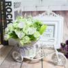 Bicycle Decorative Flower Basket Plastic White Tricycle Bike Design Flower Basket Storage Party Decoration Pots