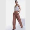 High Waist Pocket Pleated Wide Leg Plazzo Comfortable And Stylish Trousers