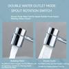 1080 Degree Rotating Stainless Steel Faucet, Splash-proof Mechanical Extension Arm For Bathroom Faucets, Enhance Your Bathing Experience