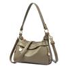Women's Large-capacity Leather Bag  Messenger Bags  Monochromatic  Luxury  Female  Shoulder  Crossbody  Tote  High Quality