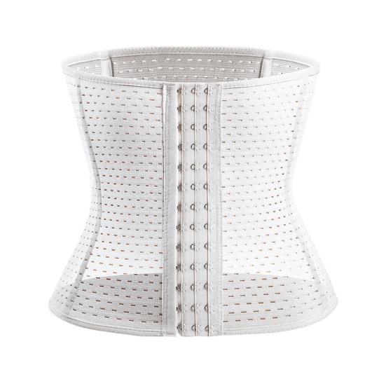 Waist Slimming Belt Good Elasticity Fat Burning Adjustable Cut-out Breathable Body Sculpting Tight Waist Trainer Body Shaper Corset Daily Wear