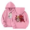 Child Fashion Lightweight Long Sleeve Pullover With Pockets  Print Hoodie