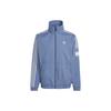 Three-Stripe Track Zip-Up Jacket With Stand Collar Men Jacket Navy GN3536