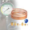 Pressure Gauge Tubing Kit Replace 1.82M Convenient Voltages Resistance Practical Sturdy Wear