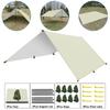 Camping Tarp, Outdoor Camping Tarpaulin Awning, Lightweight UV Resistant and PU 3000mm Waterproof Rainproof Tarpaulin Shelter