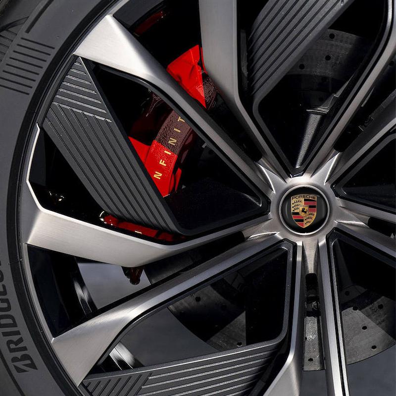 4Pcs Car Wheel Center Hub Center Cap Rim Hub Dustproof Cover Emblem Car Accessories For Porsche 911 Cayenne Panamera Macan Boxster Carrera GT 928 944